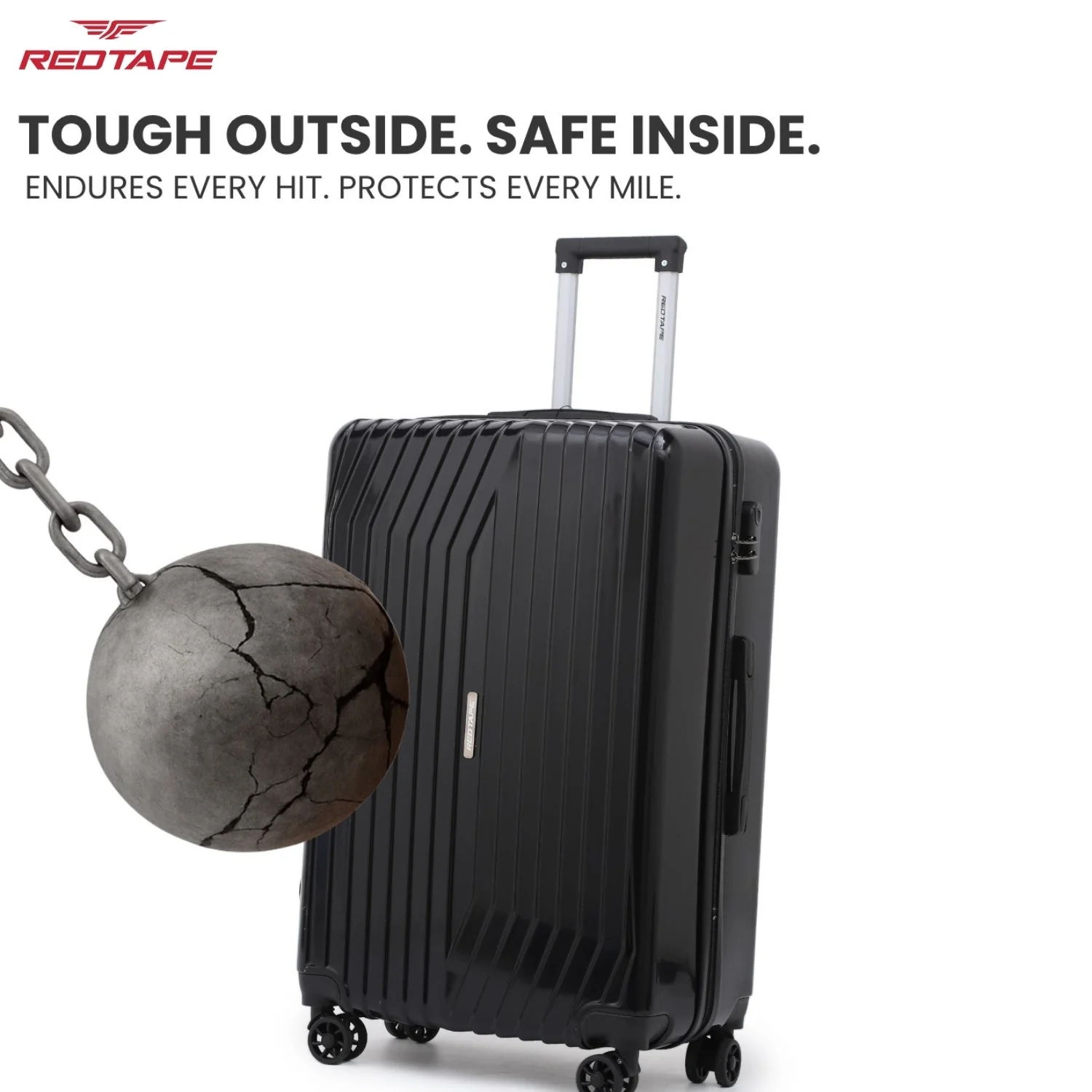 100L Hard Luggage Trolley Bag for Travel - Image 5