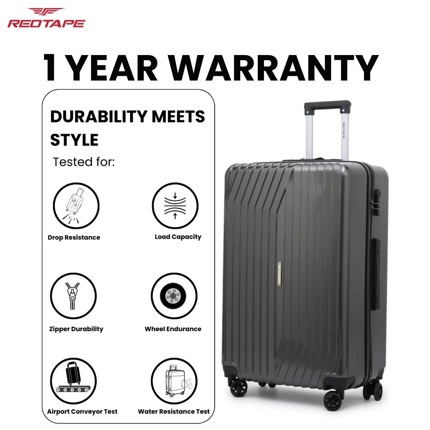 100L Hard Luggage Trolley Bag for Travel - Image 6