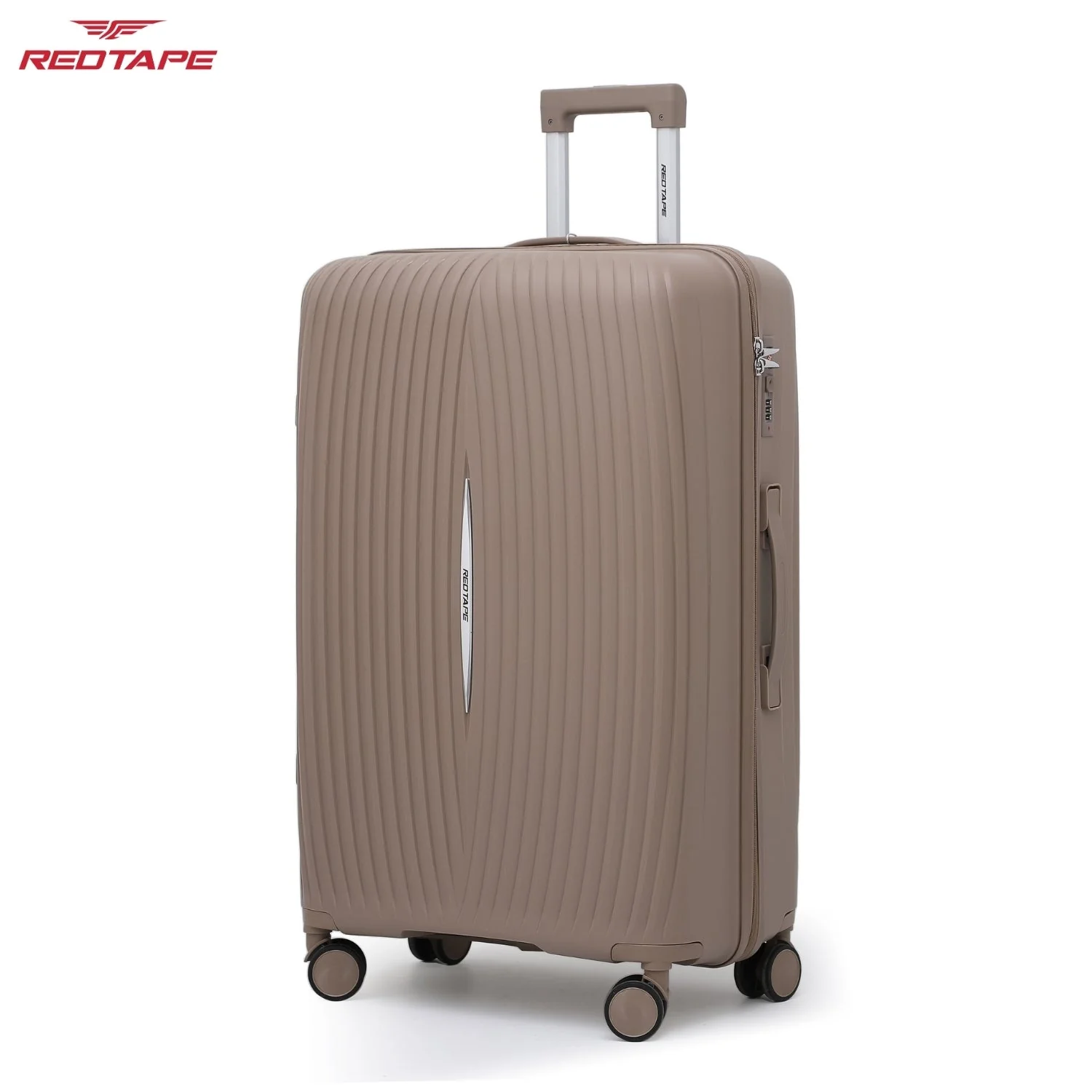 100L Polypropylene Hard Luggage Trolley Bag - Image 7