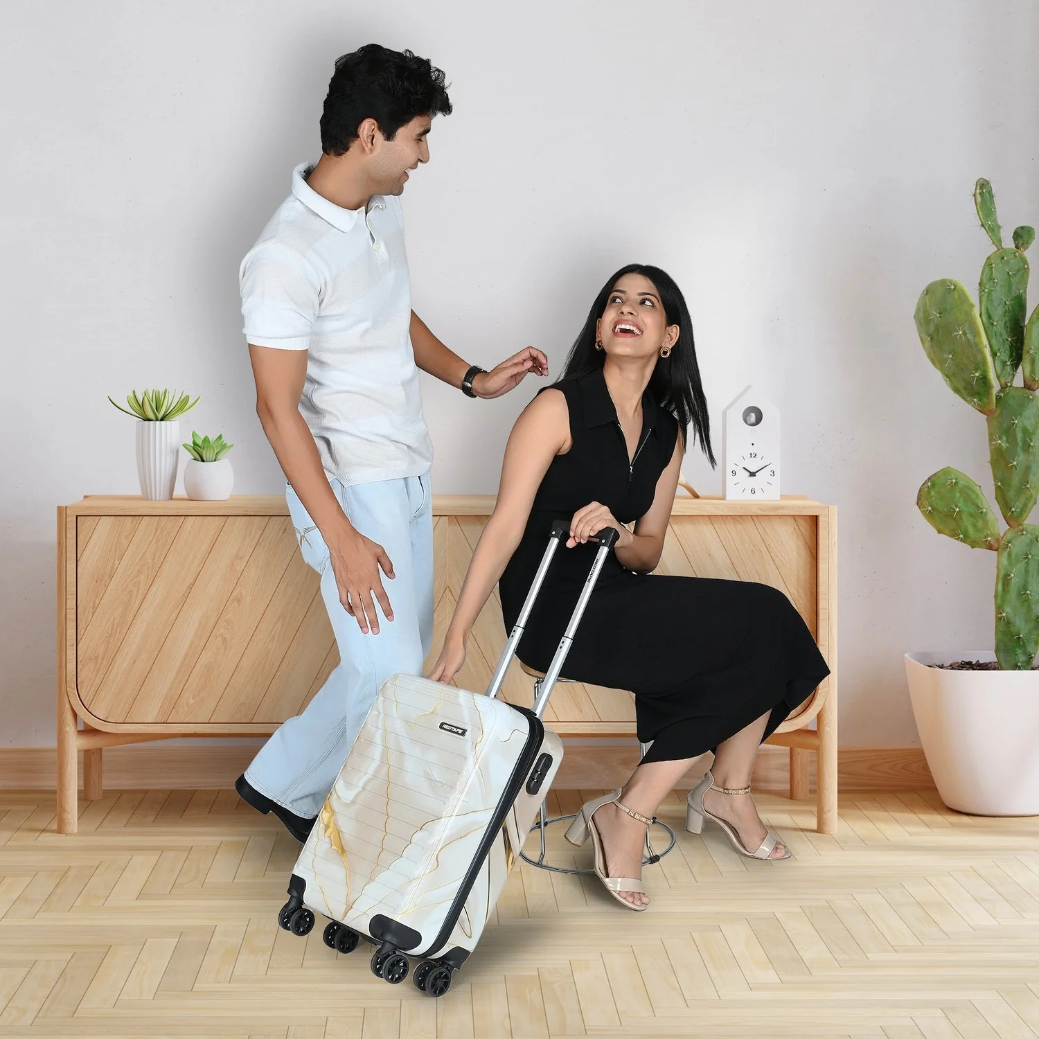 40L Hard Luggage Trolley Bag for Travel - Image 8
