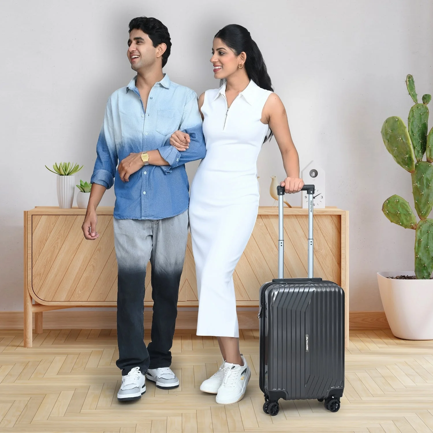 40L Hard Luggage Trolley Bag for Travel - Image 8