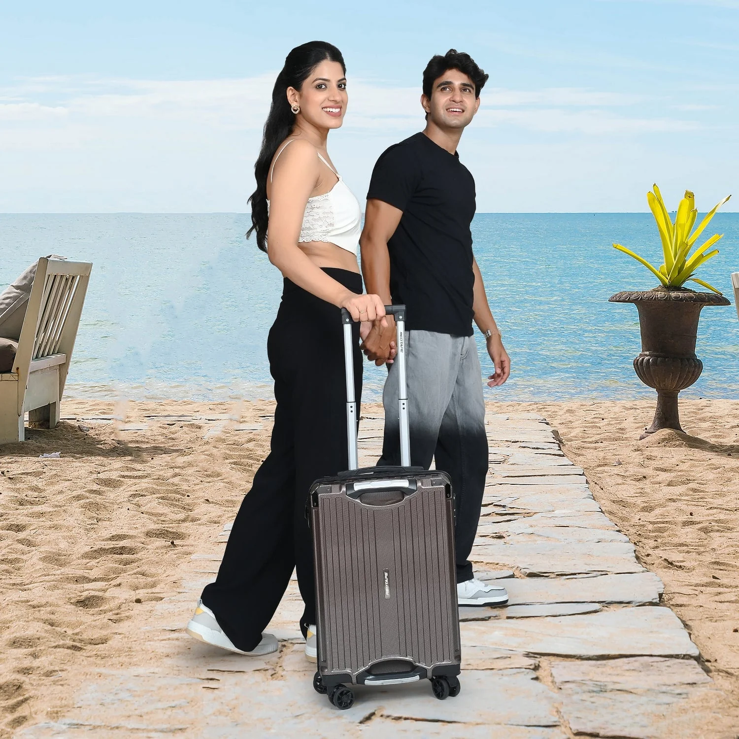 40L Hard Luggage Trolley Bag for Travel - Image 8