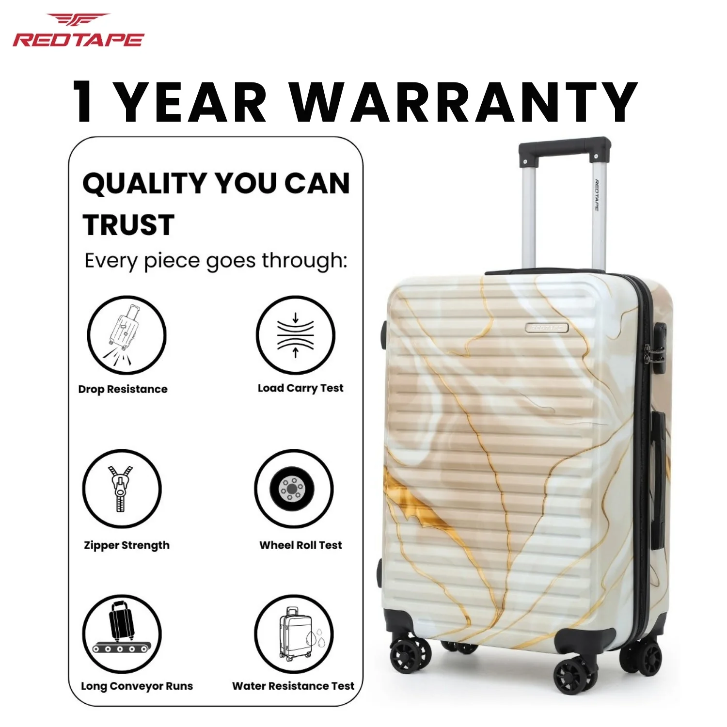 60L Hard Luggage Trolley Bag for Travel - Image 6