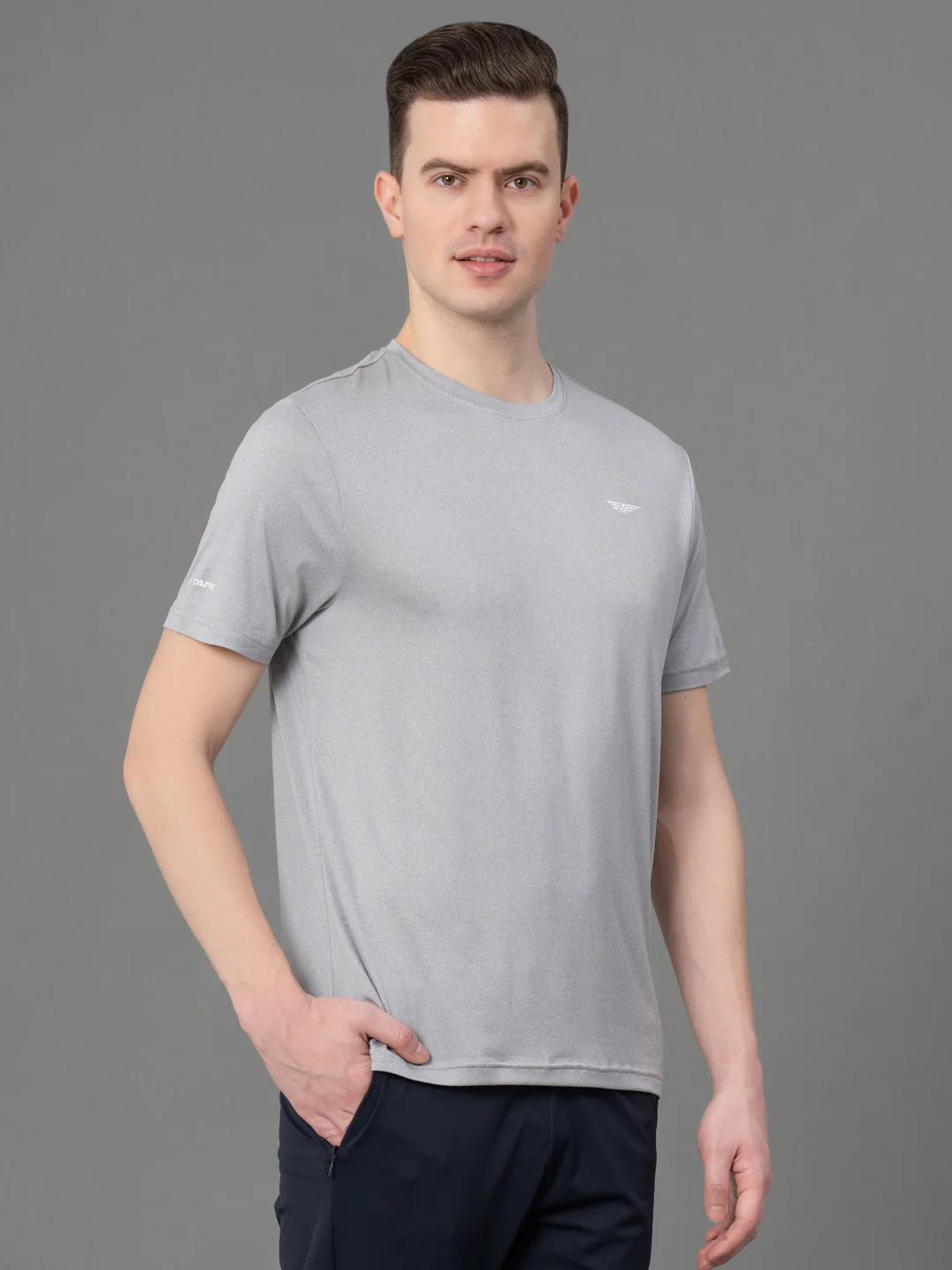 Activewear Round Neck T-Shirt for Men - Image 2
