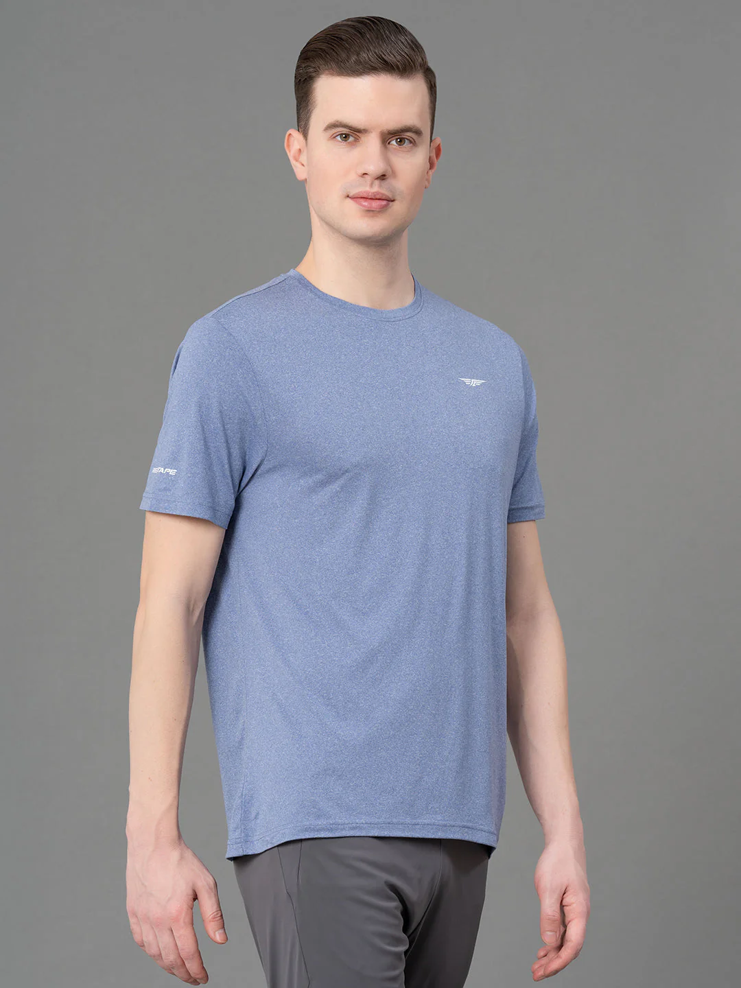 Activewear Round Neck T-Shirt for Men - Image 2