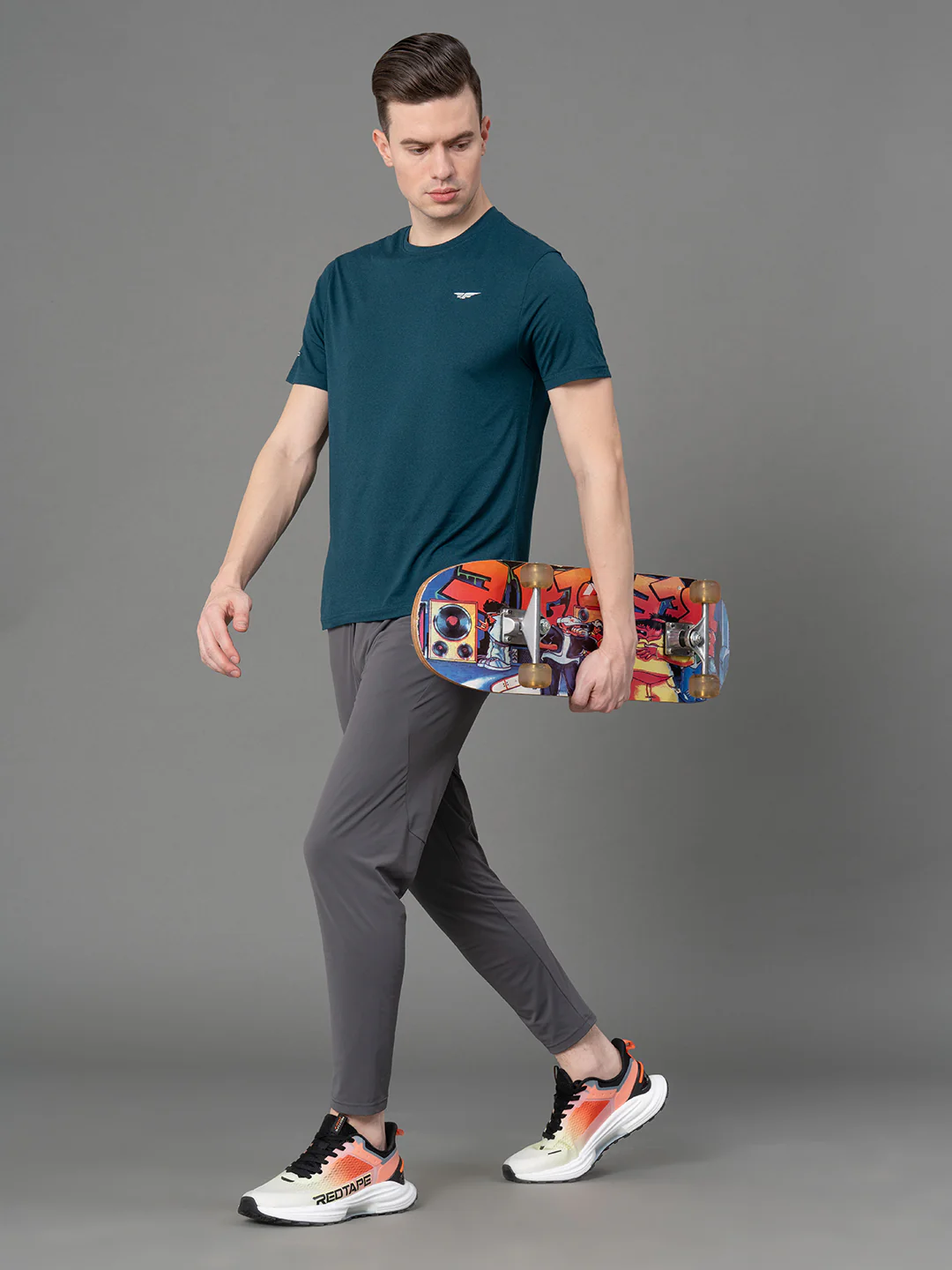Activewear Round Neck T-Shirt for Men - Image 5
