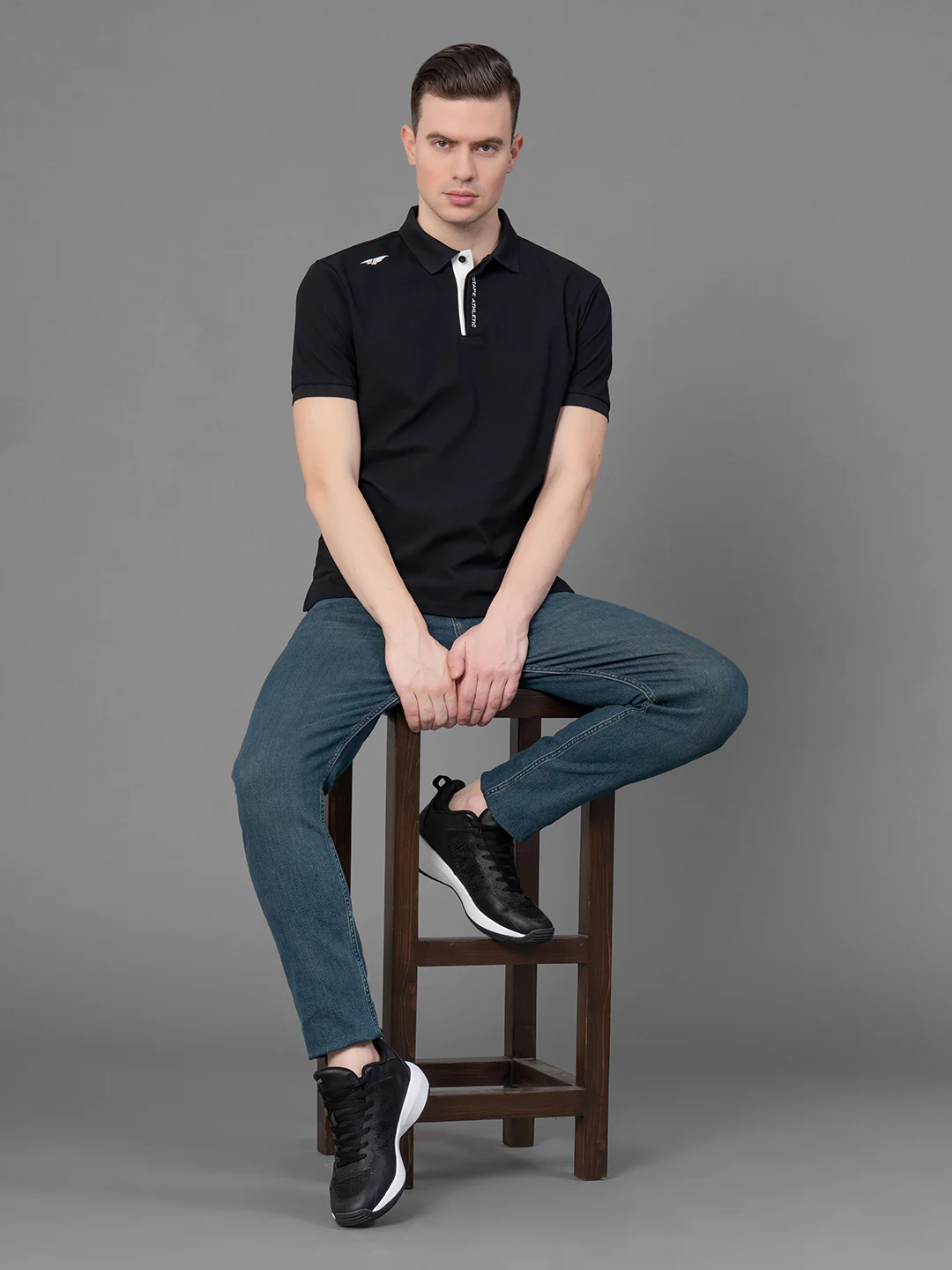 Athleisure Polo T-Shirt for Men - Image 5