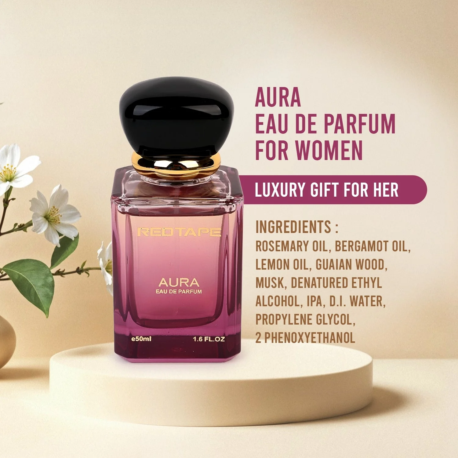 Aura Eau De Parfum for Women 50ML - Image 2