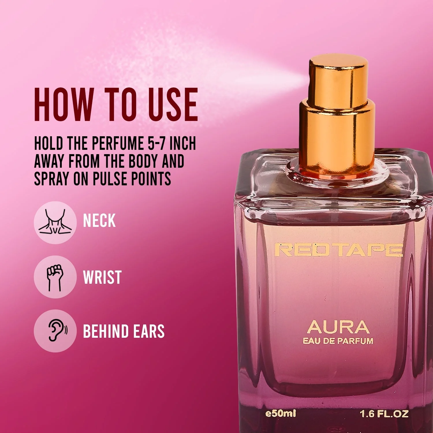 Aura Eau De Parfum for Women 50ML - Image 3