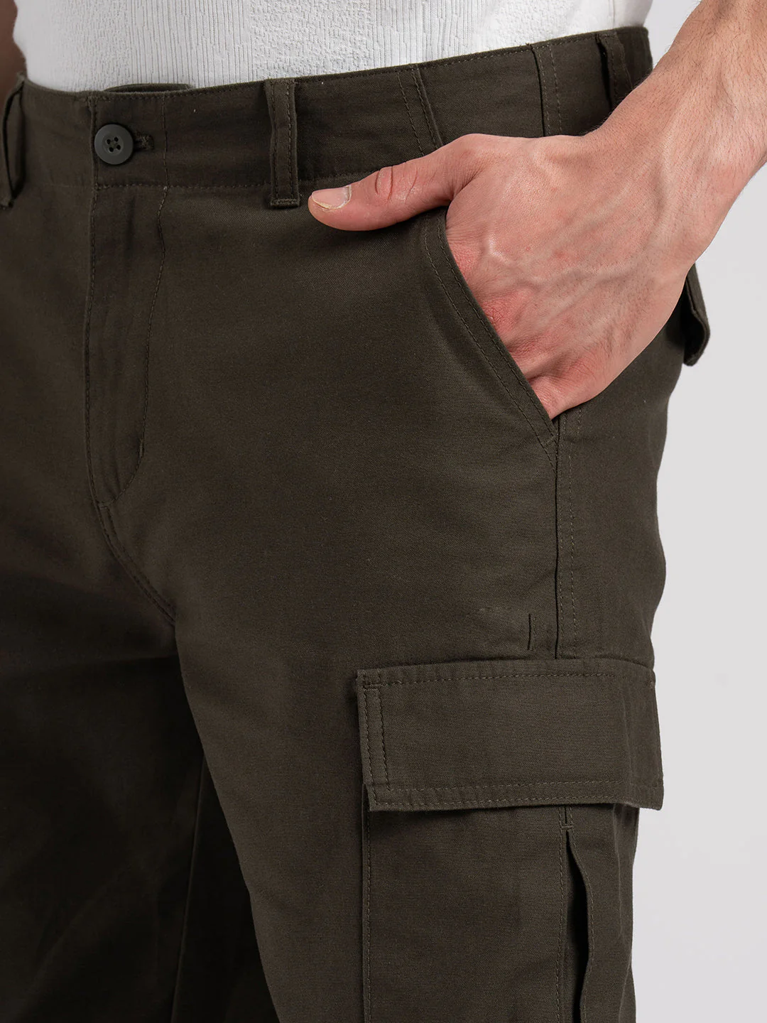 Baggy Fit Cargo Joggers for Men - Image 5