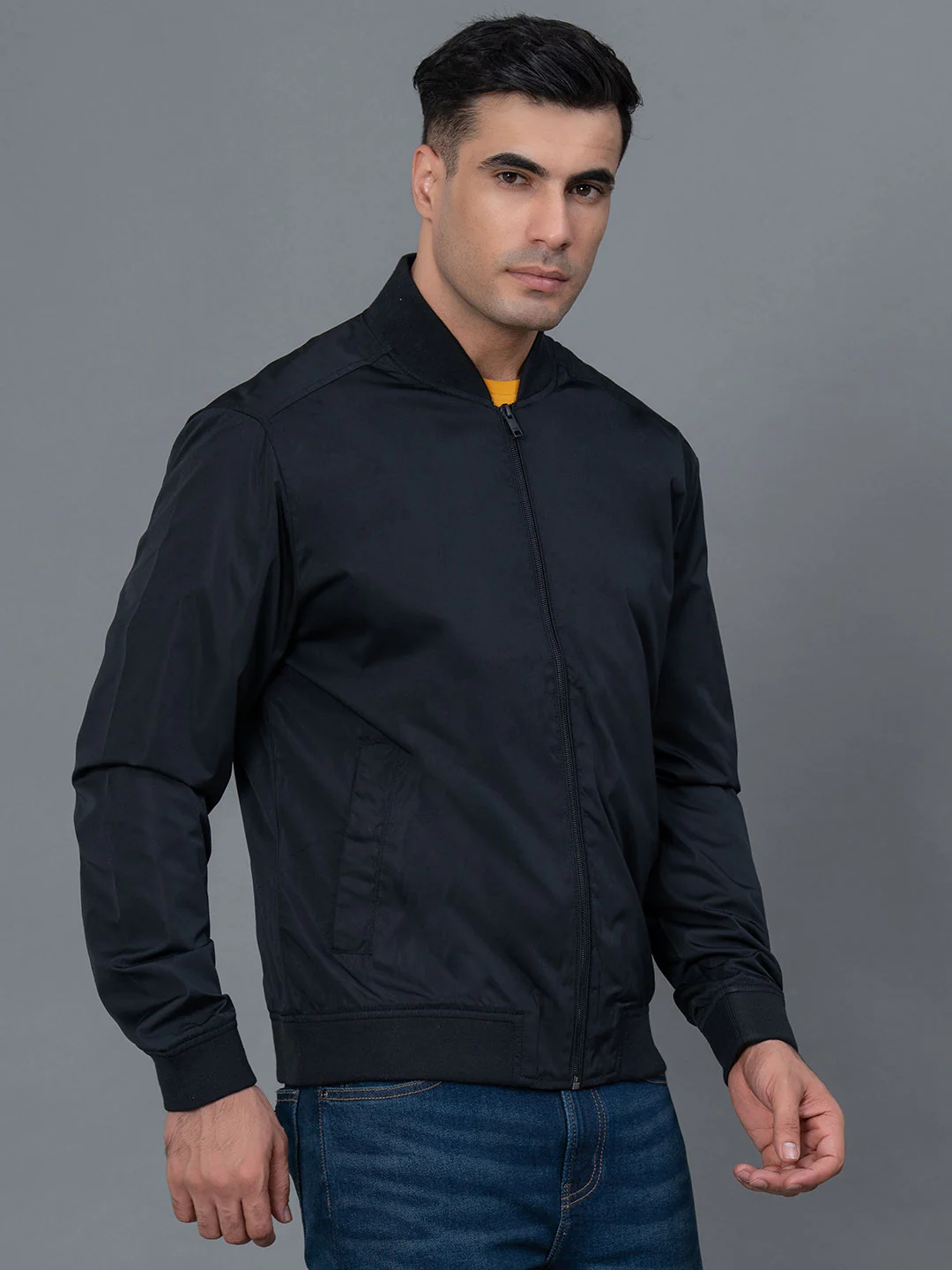 Baseball Collar Jacket for Men - Image 2