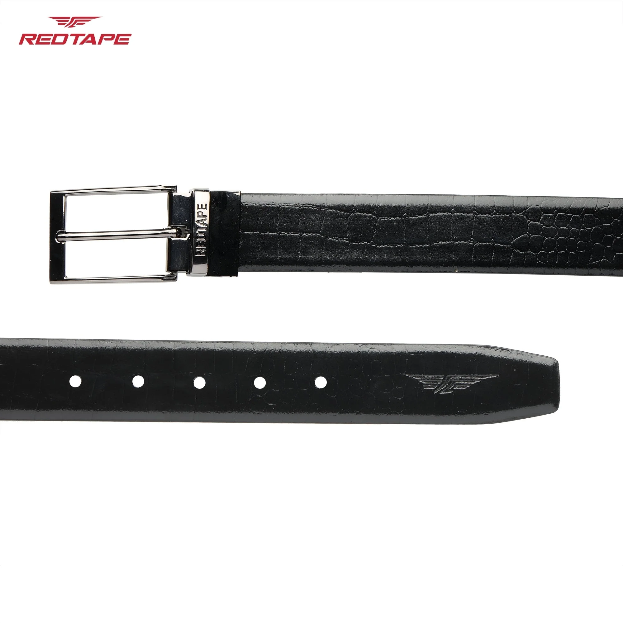 Black & Brown Genuine Leather Belt for Men - Image 5