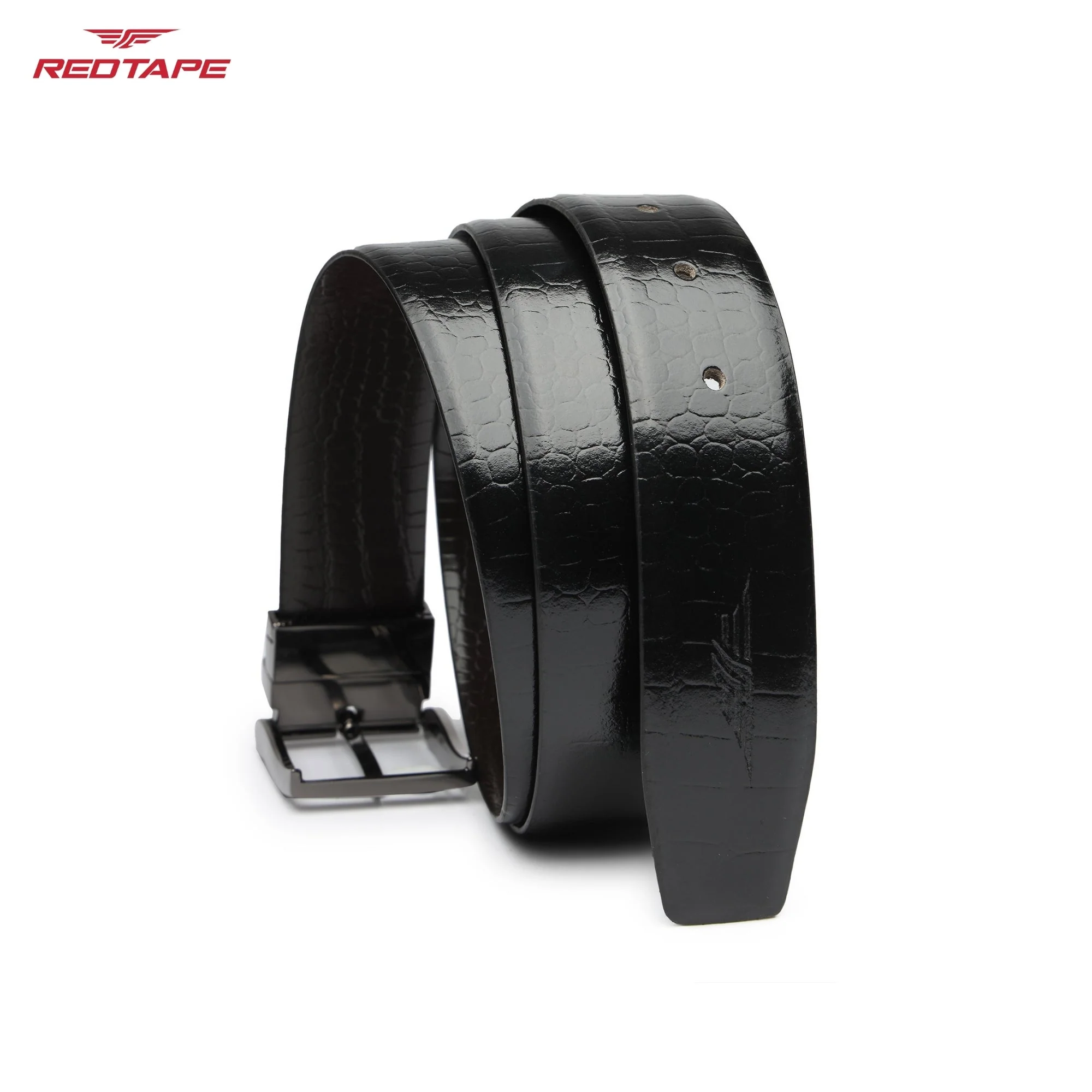 Black & Brown Genuine Leather Belt for Men - Image 8
