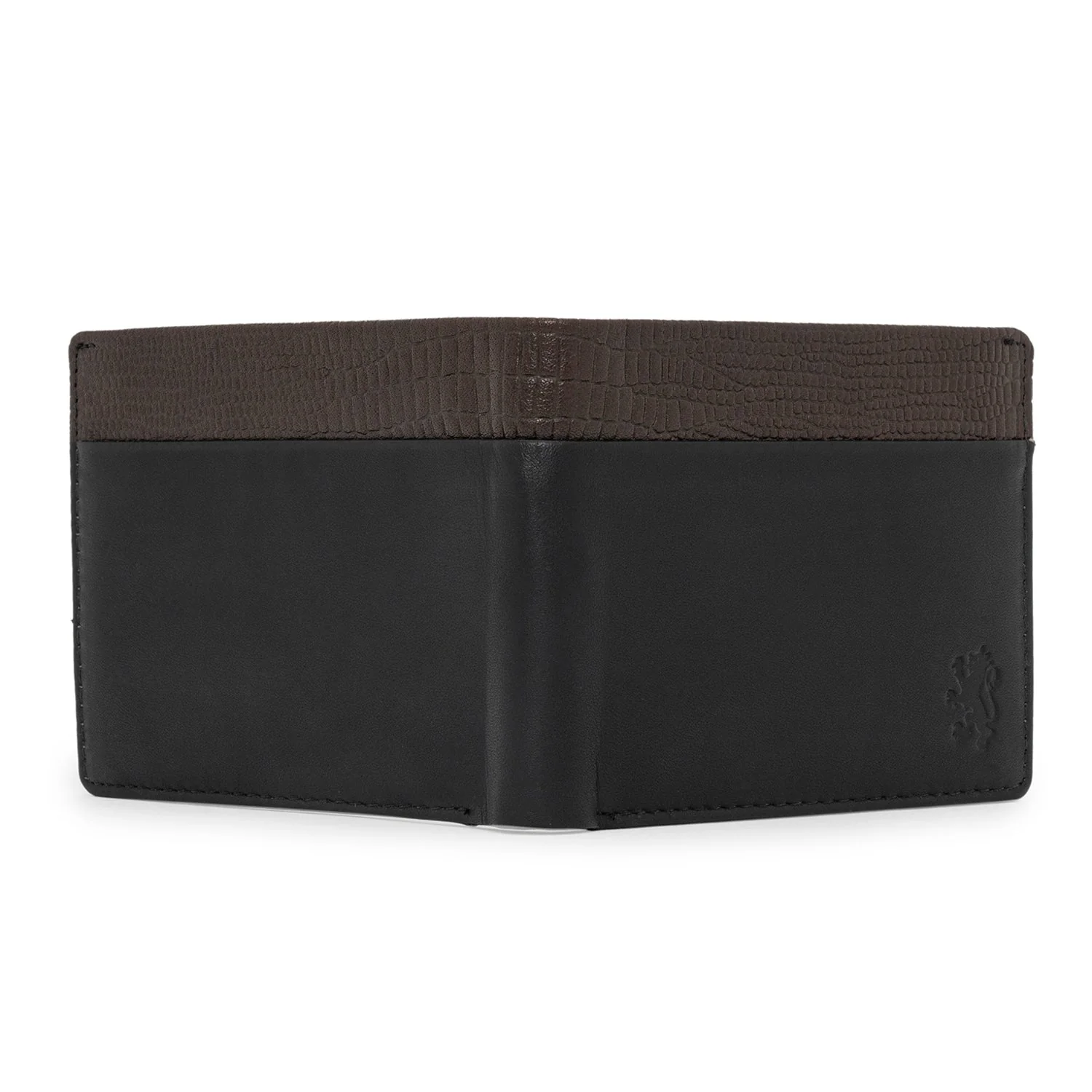 Black Brown Genuine Leather Wallet & Belt for Men - Image 6