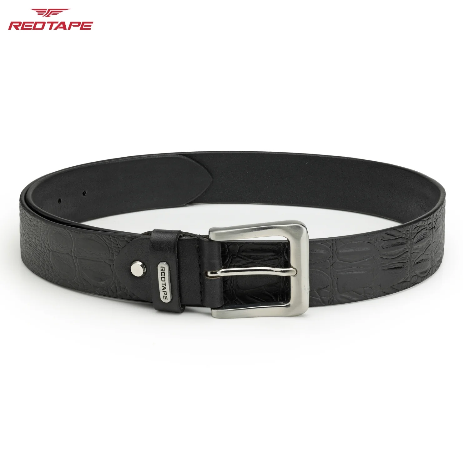 Black Casual Belt for Men - Image 4