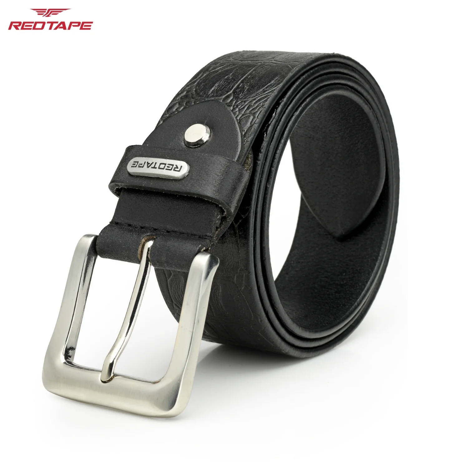 Black Casual Belt for Men - Image 6