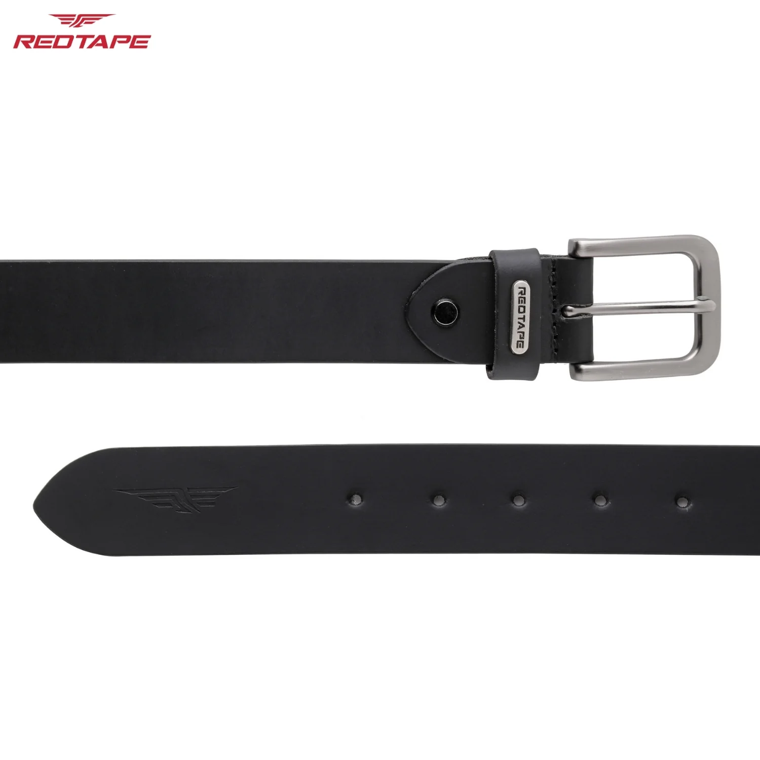 Black Formal Leather Belt for Men - Image 6