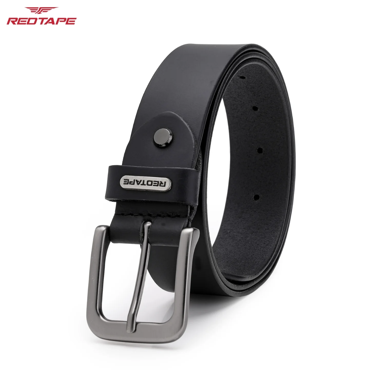 Black Formal Leather Belt for Men - Image 7