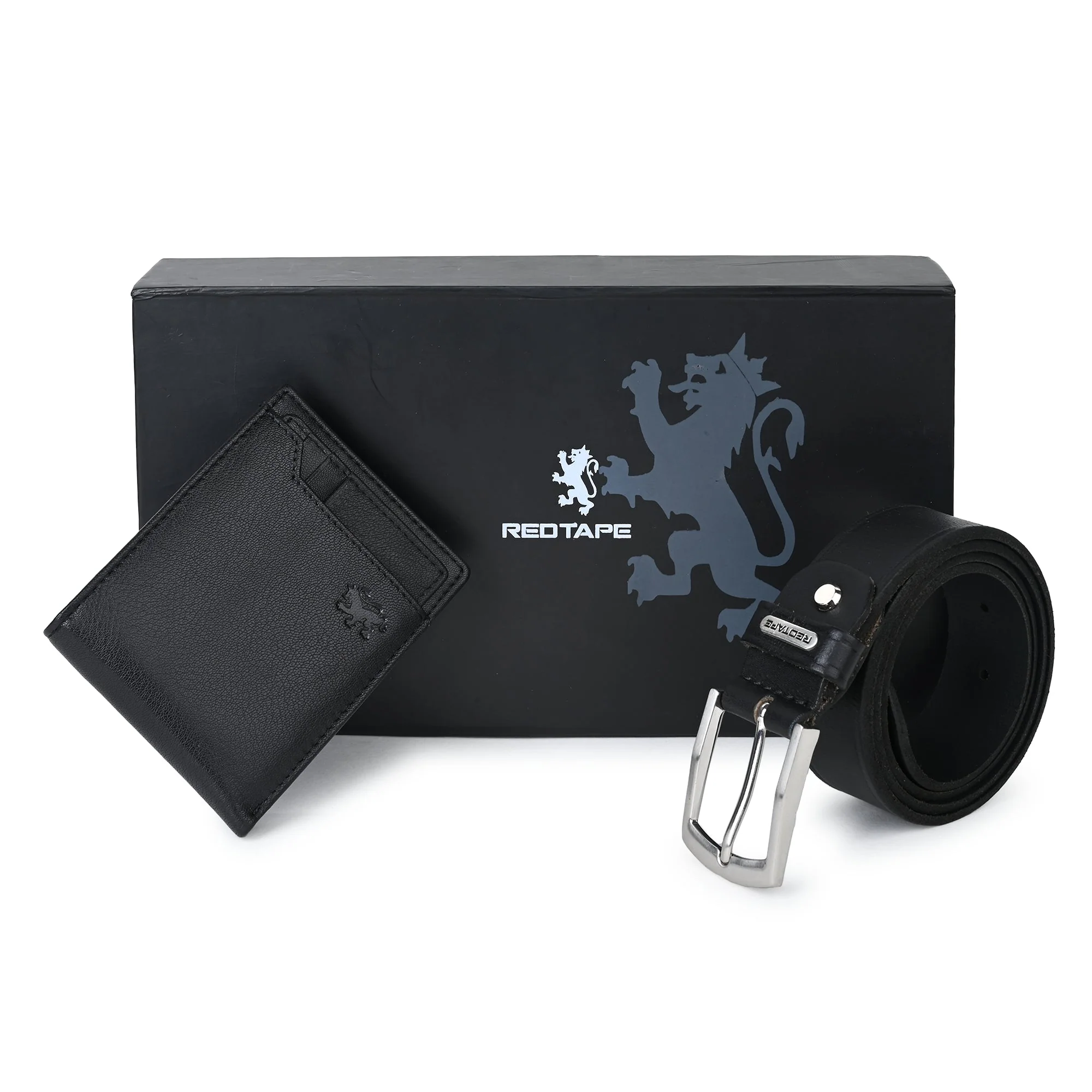 Black Genuine Leather Wallet and Belt Combo for Men - Image 7