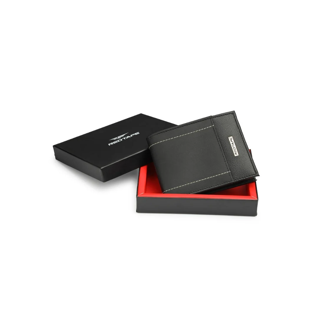 Black Genuine Leather Wallet for Men - Image 7