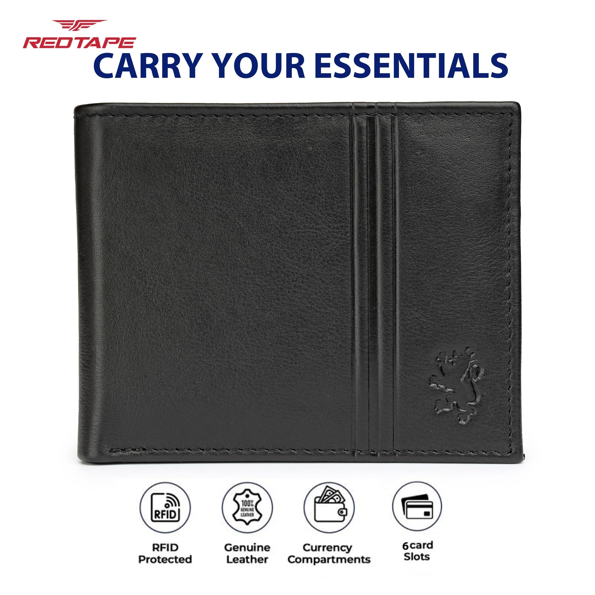 Black Genuine Leather Wallet for Men - Image 4