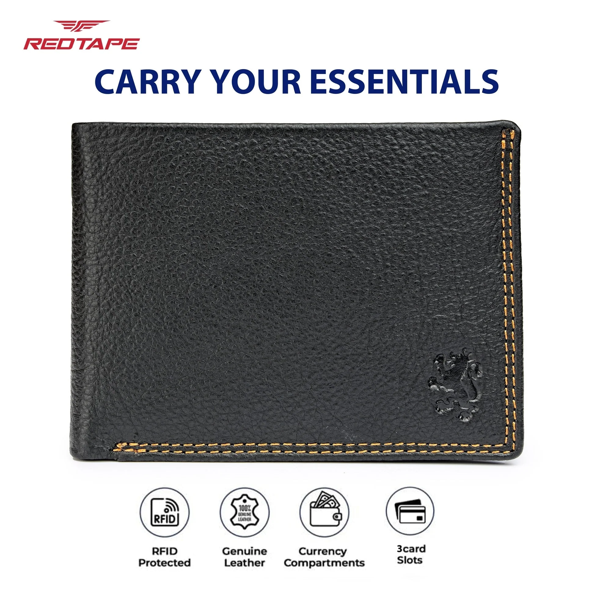 Black Genuine Leather Wallet for Men - Image 4