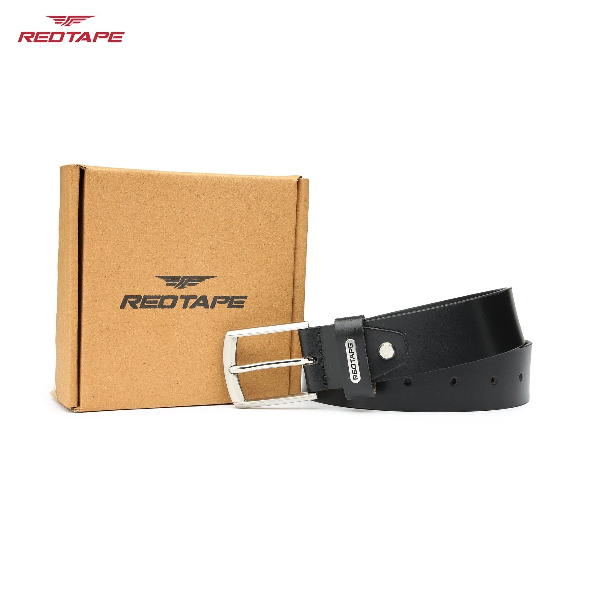 Black Genuine Leather Belt for Men - Image 8