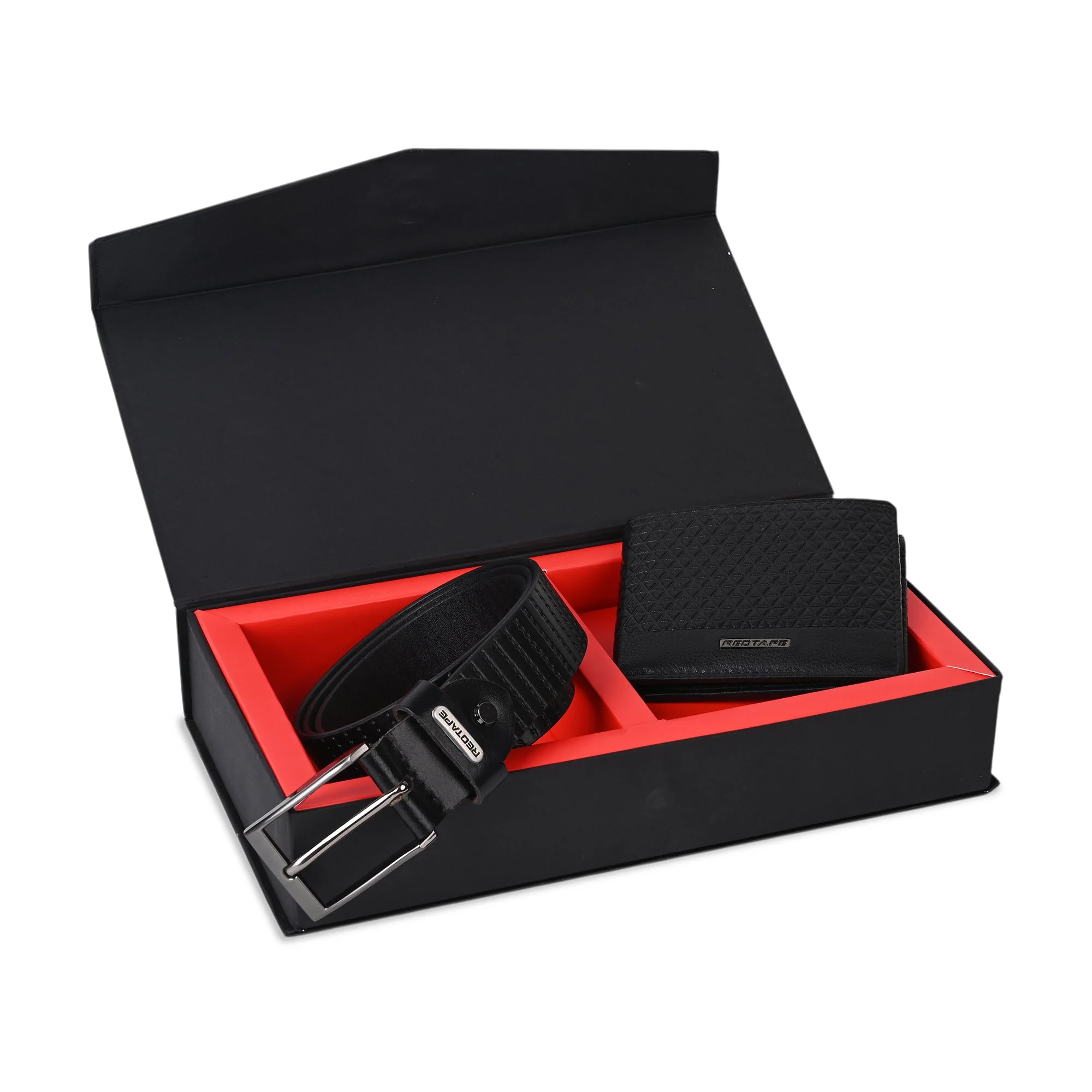 Black Leather Combo Gift Set for Men - Image 8