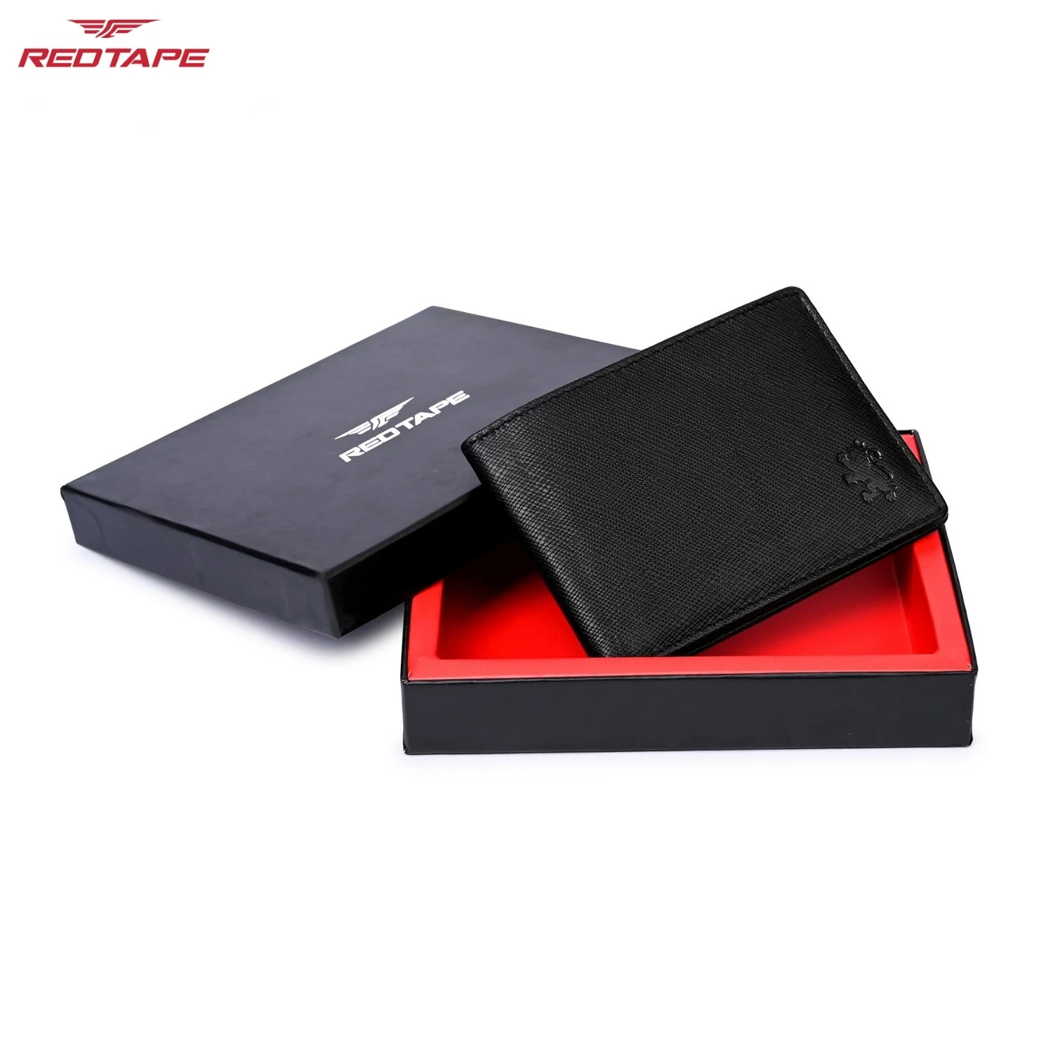 Black Men's Bifold Leather Wallet with RFID Blocking - Image 2