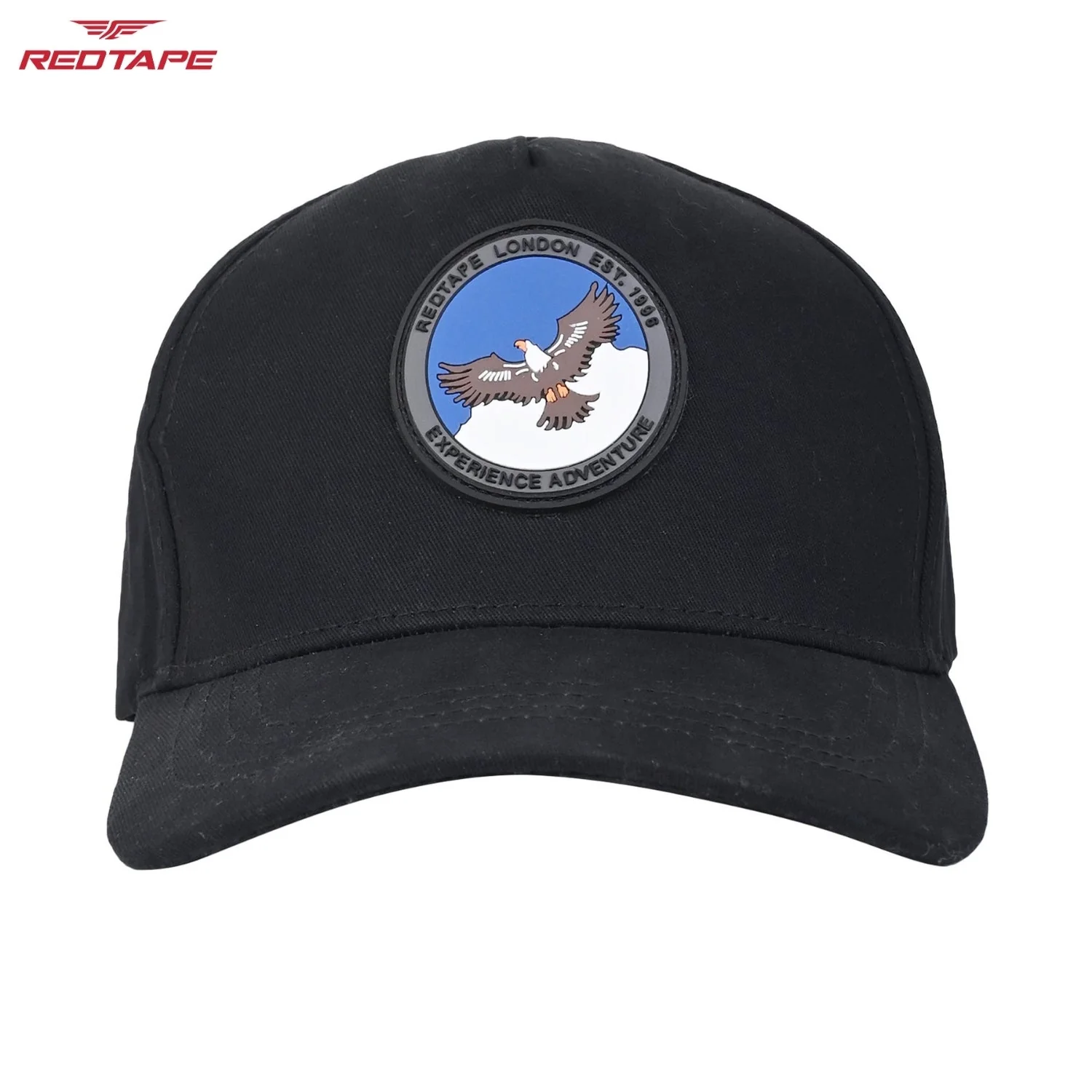 Black Solid Baseball Unisex Cap for Men & Women - Image 2