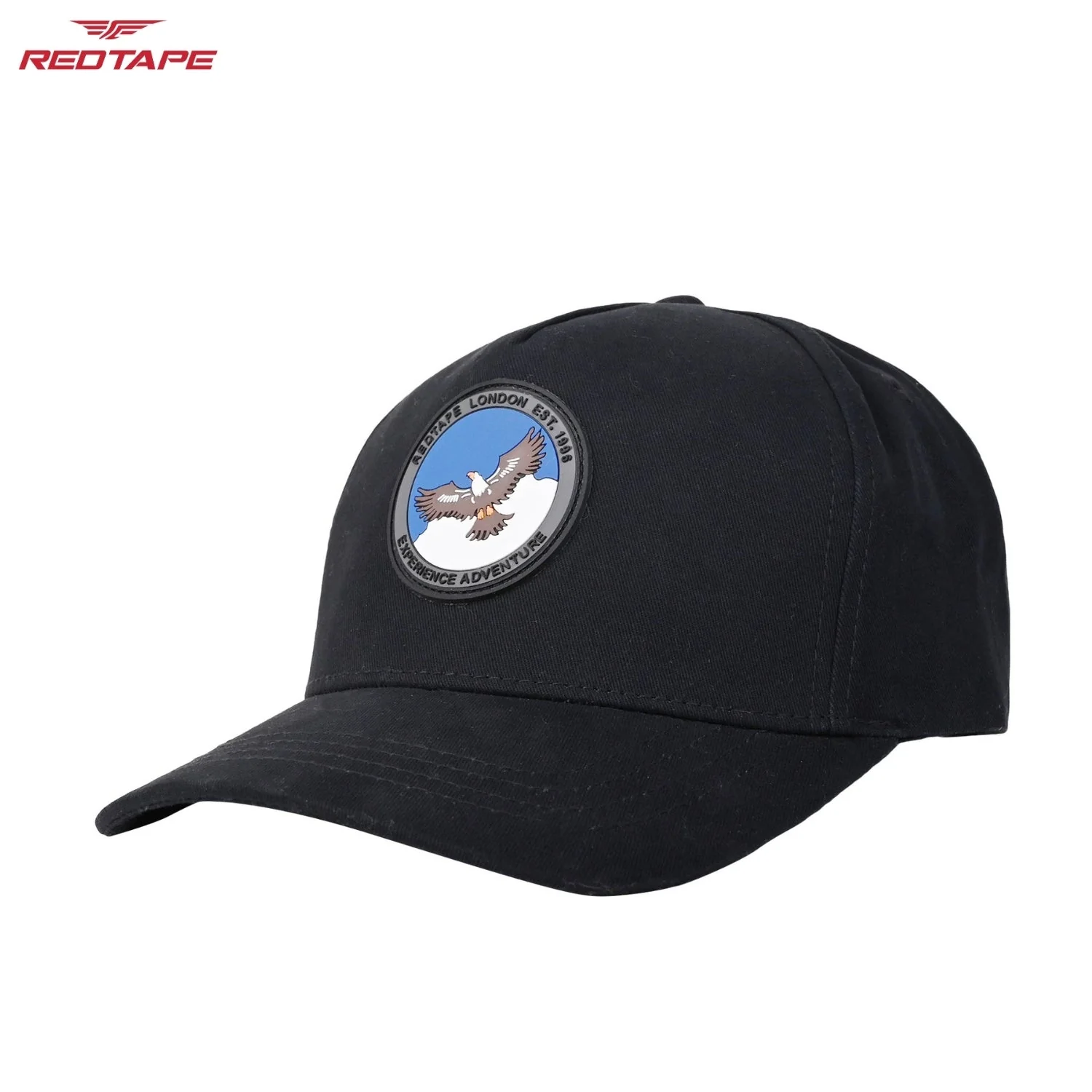 Black Solid Baseball Unisex Cap for Men & Women - Image 3