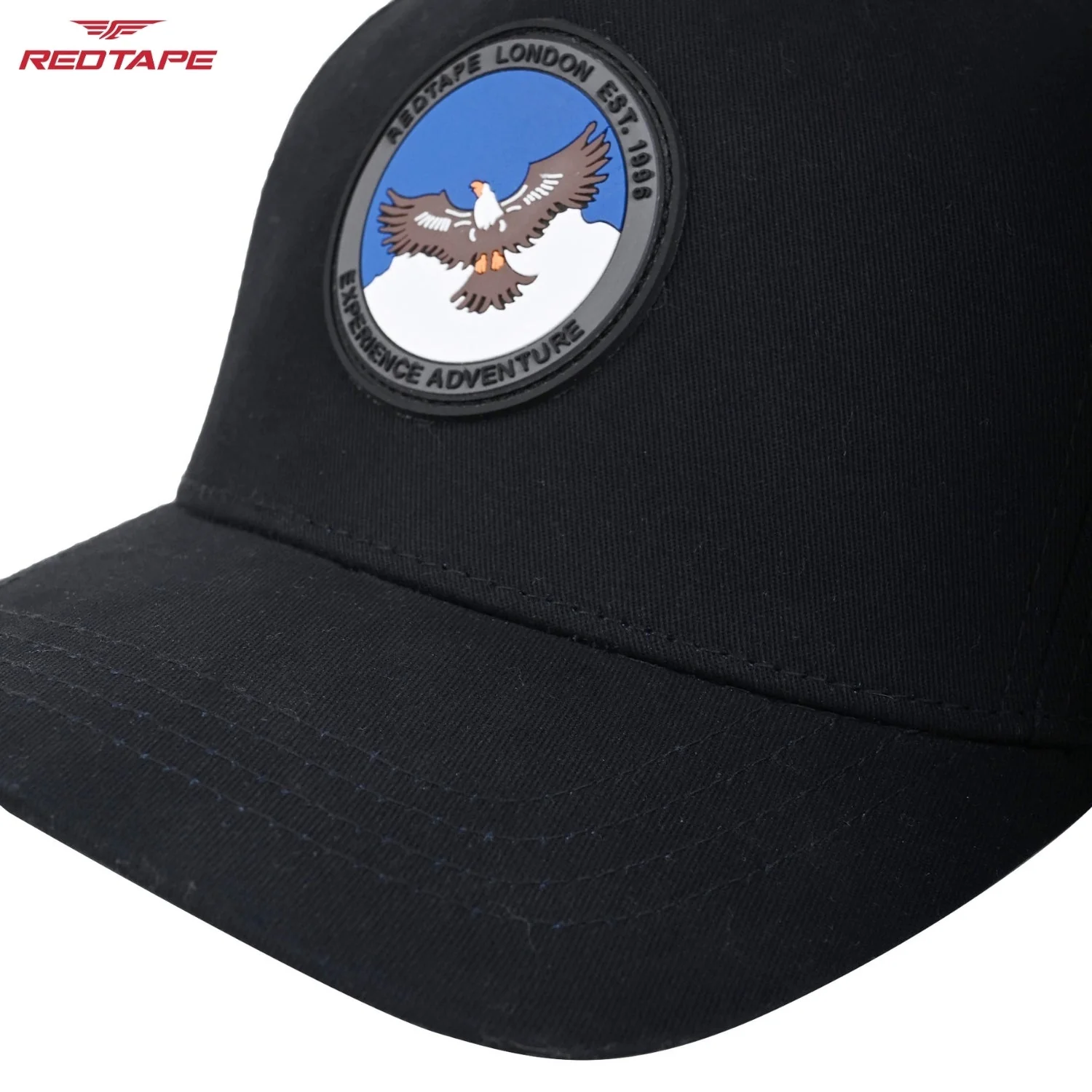 Black Solid Baseball Unisex Cap for Men & Women - Image 5