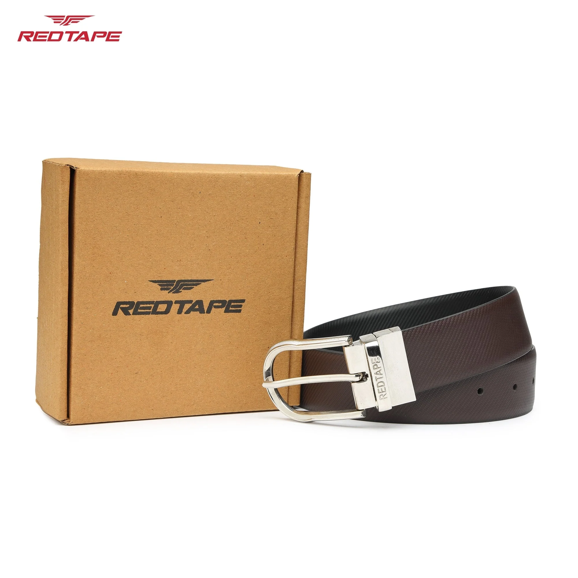 Black & Brown Genuine Leather Belt for Men - Image 8