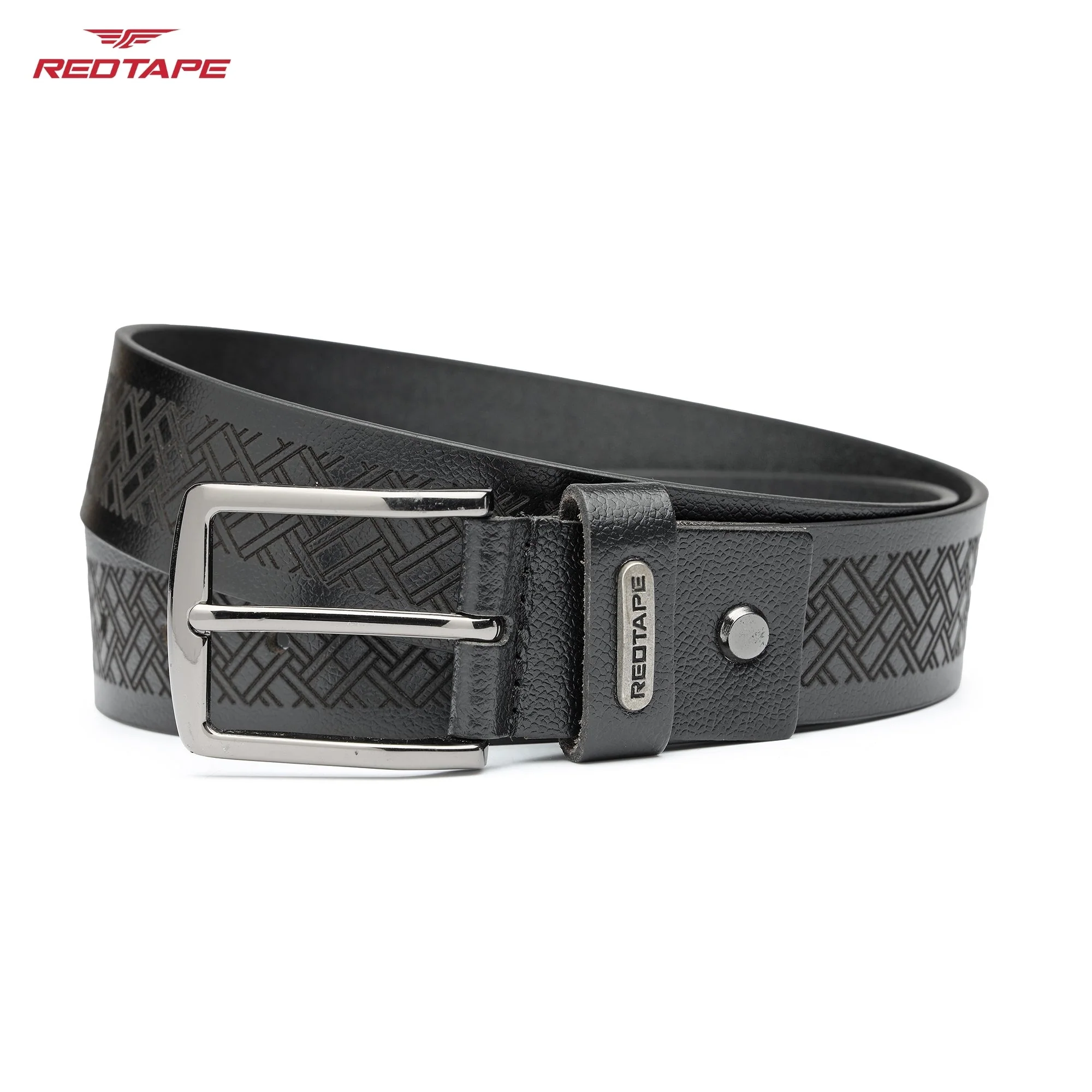 Black Genuine Leather Belt for Men - Image 4