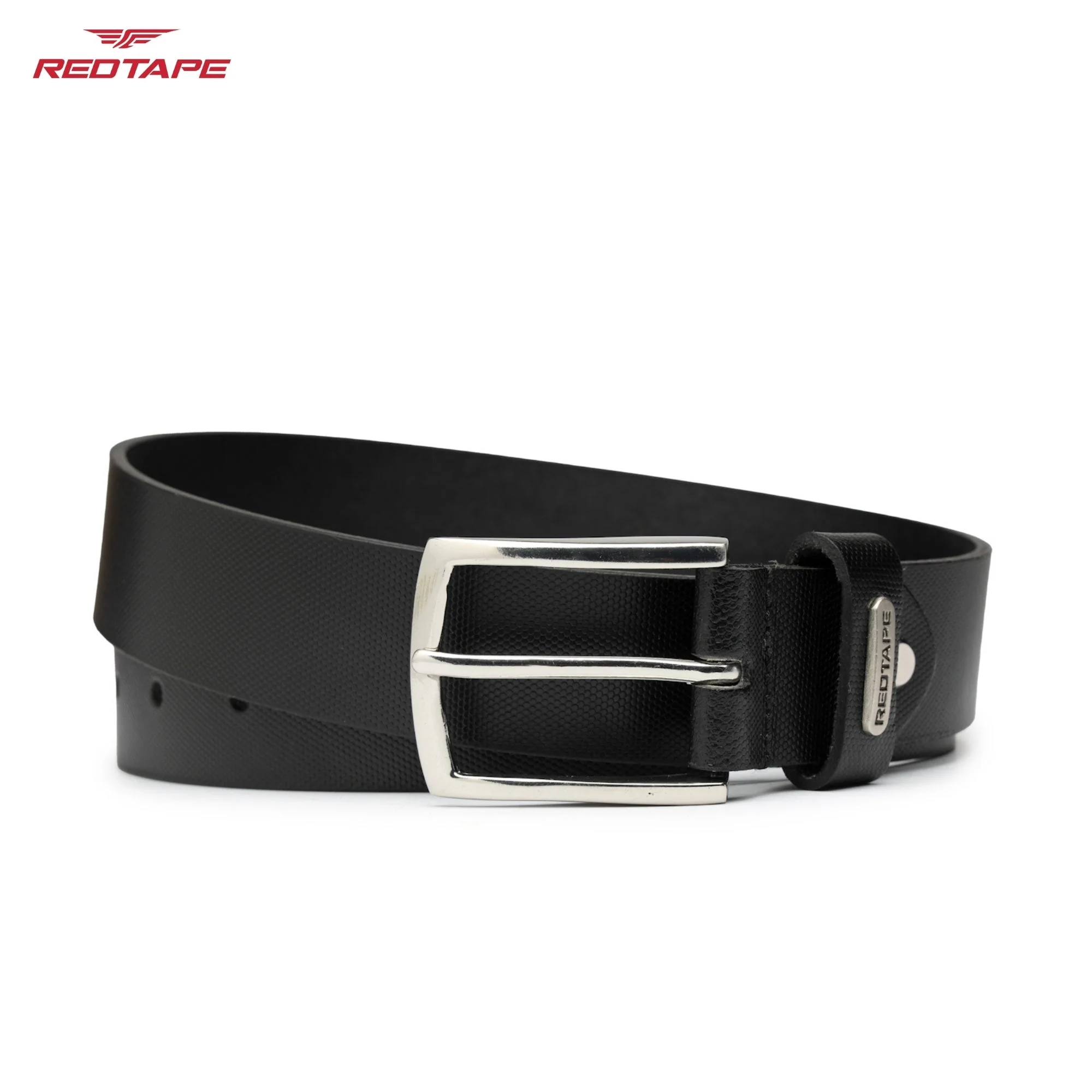Black Genuine Leather Belt for Men - Image 4