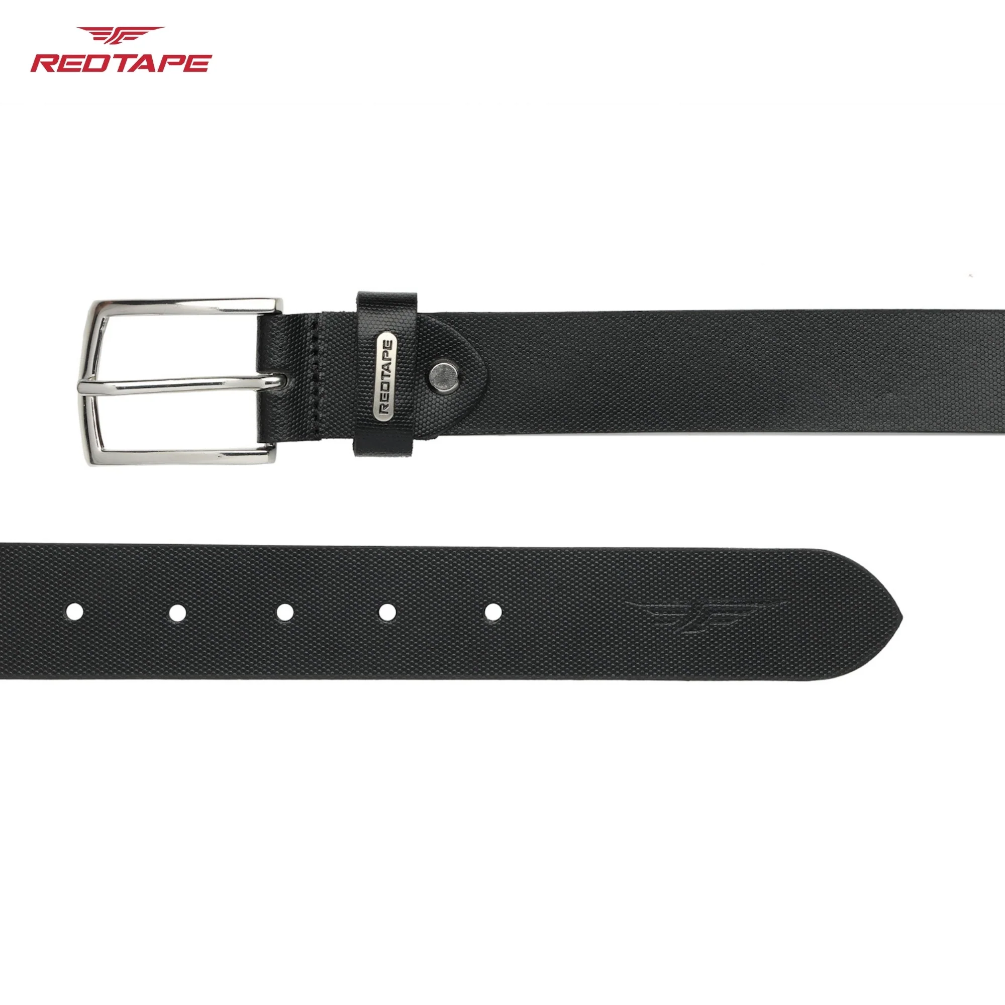 Black Genuine Leather Belt for Men - Image 5