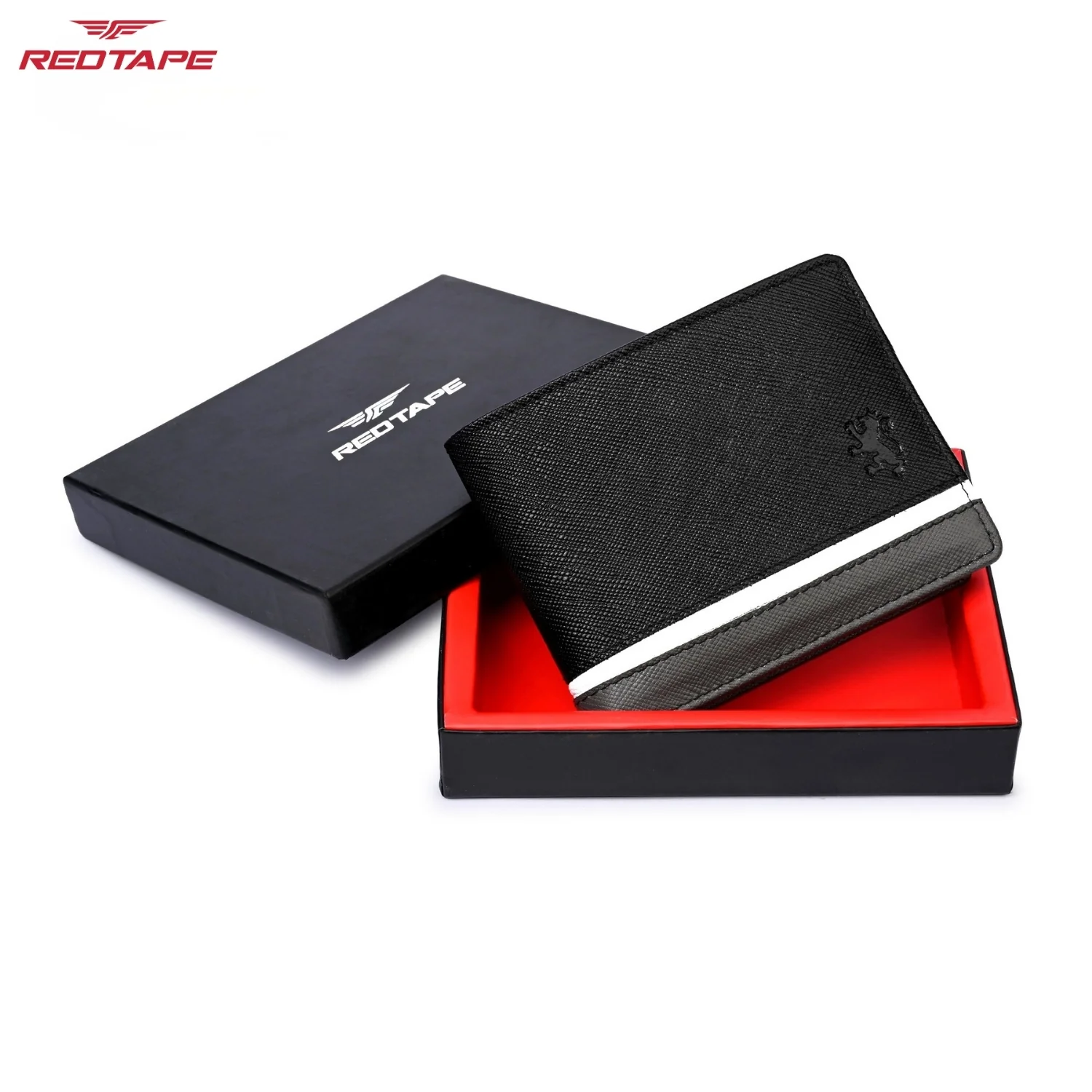 Black Mens Leather Wallet - Image 2