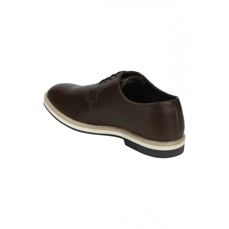 Men Brown Derby Shoes - Image 8