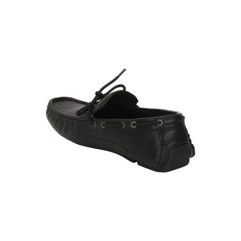 Men Black Boat Shoes - Image 8
