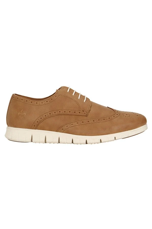 Men Black Brogue Shoes - Image 18