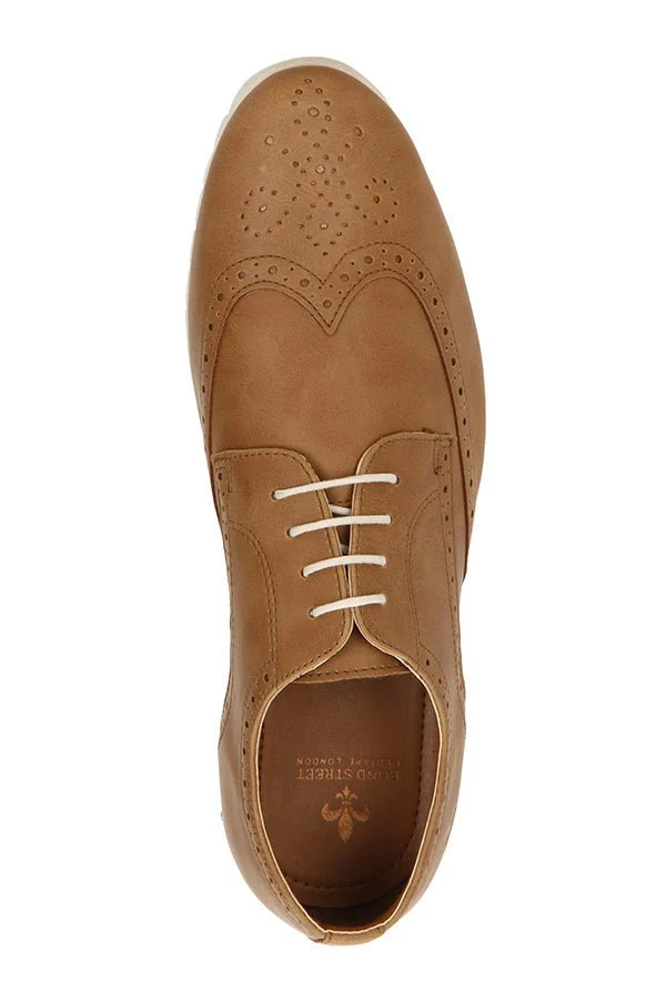 Men Black Brogue Shoes - Image 23