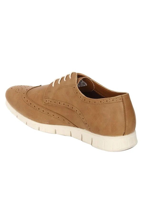 Men Black Brogue Shoes - Image 32