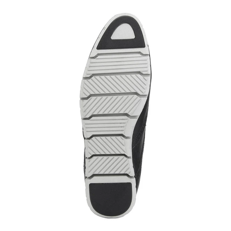 Men Black Brogue Shoes - Image 8