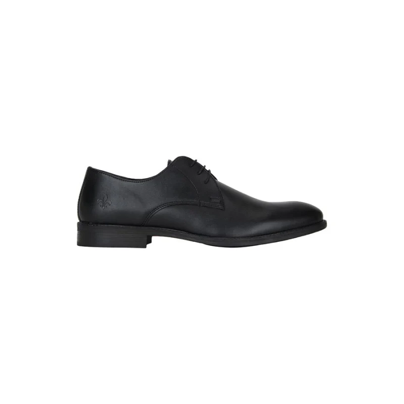 Men Black Derby Shoes - Image 2
