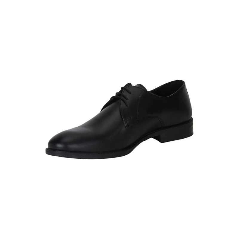 Men Black Derby Shoes - Image 3