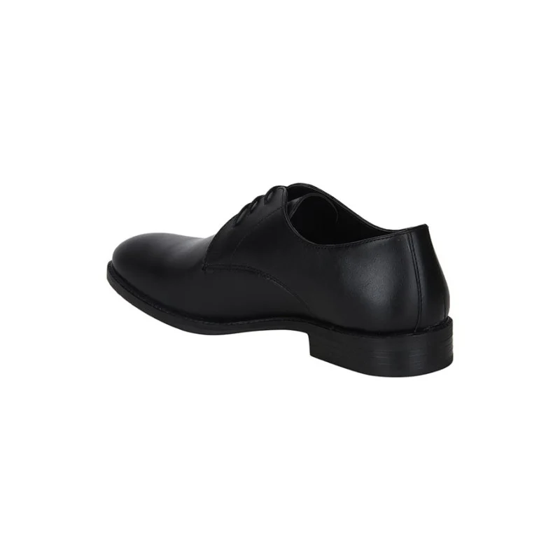 Men Black Derby Shoes - Image 5