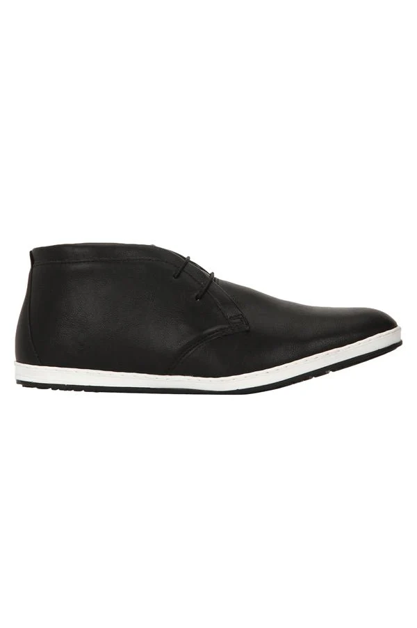 Men Black Derby Shoes - Image 2