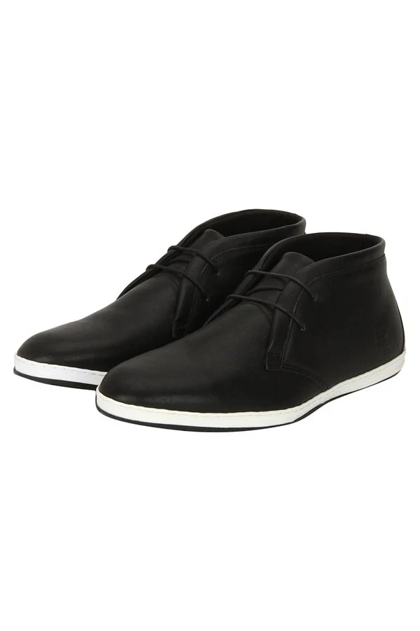 Men Black Derby Shoes - Image 4