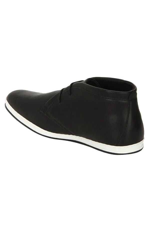 Men Black Derby Shoes - Image 8