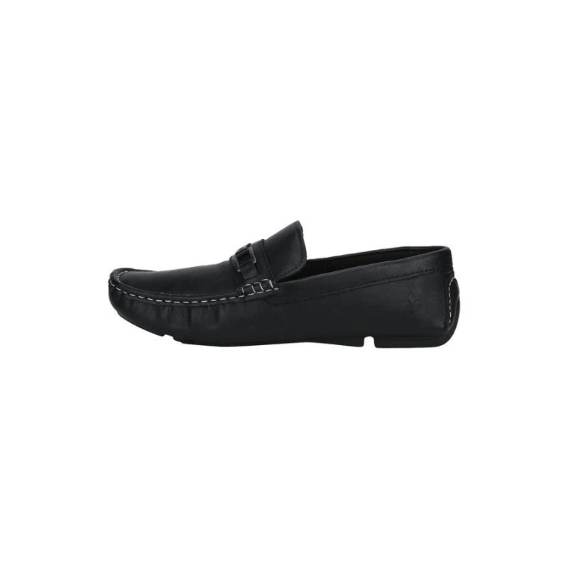 Men Black Driving Shoes - Image 3